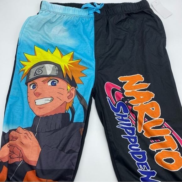 NARUTO Joggers Large Shippuden Collection Sweatpants Graphic - Picture 1 of 7